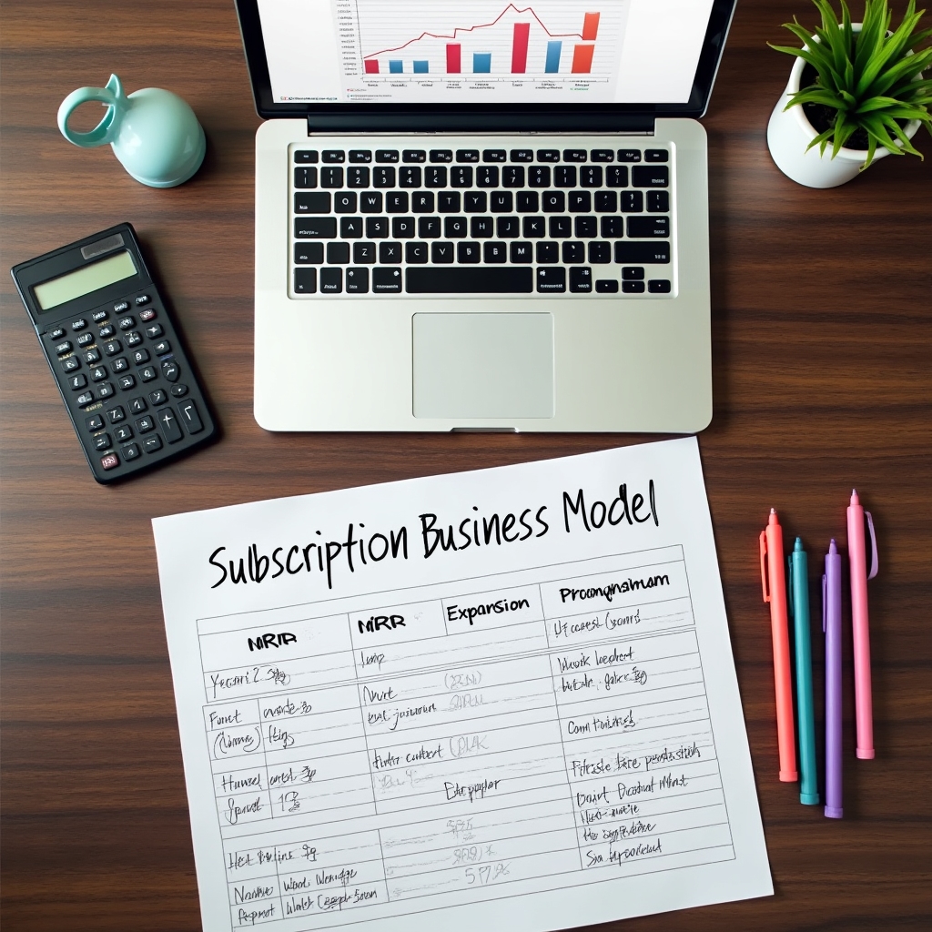 Модель подписочного бизнеса в таблице Google Sheets